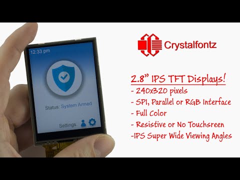 2.8" IPS TFT Display! Perfect for handheld devices or HMIs