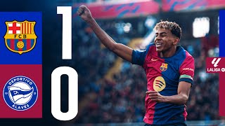 FC BARCELONA 1 vs 0 ALAVÉS  | LALIGA 2024/25 MD22