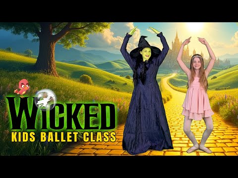 WICKED 🧙‍♀️ Kids Ballet Class (A BALLET ADVENTURE For Kids Ages 3-8)