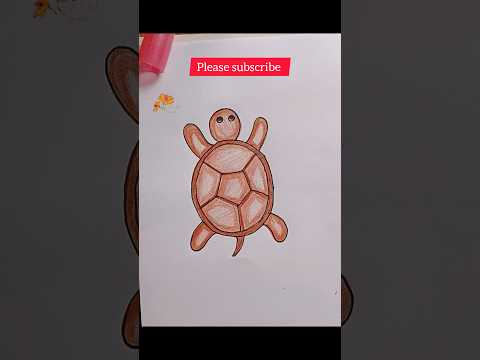 how to draw a tortoise #drawing #shorts #ytshorts