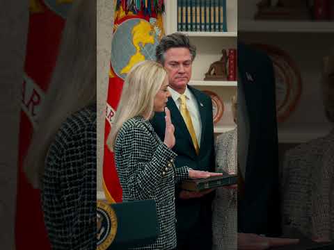 Pam Bondi Sworn In as Attorney General