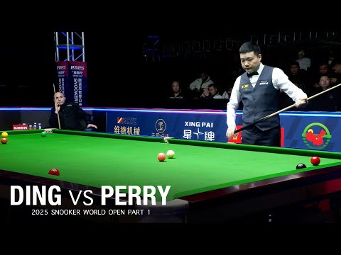 Ding Junhui vs Joe Perry 2025 Snooker World Open Part 1