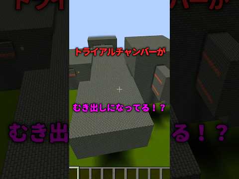 【マイクラ】トライアルチャンバーを露出させる方法！ #マインクラフト #マイクラ#トライアルチャンバー