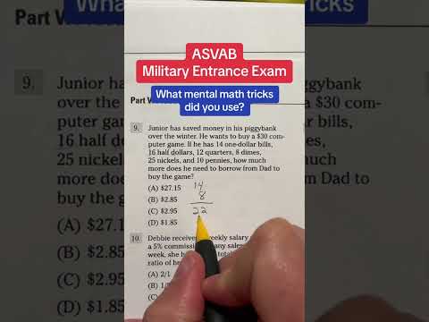 ASVAB Arithmetic Reasoning answers walkthrough 9