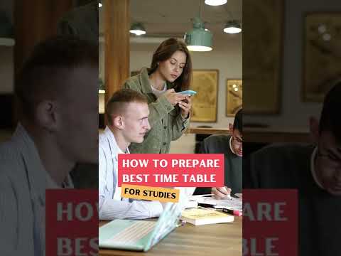 How To Make An Effective Study Timetable | Study Effectively #shorts #ytshorts #study #tips