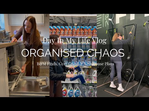 A PRODUCTIVE DAY IN MY LIFE | Organising, Massive B&M Haul, Gym & Exciting New House Updates!