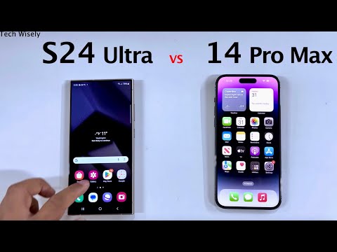 SAMSUNG S24 Ultra vs iPhone 14 Pro Max - Speed Test