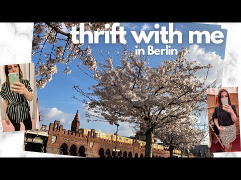 Thrift vlog ⭐️ thrift with me in Berlin + aesthetic thrift haul ✨🌿