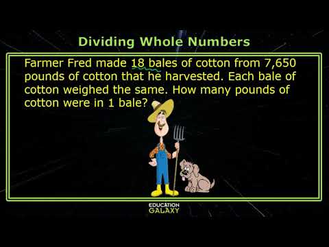 5th Grade - Math - Multiply and Divide Whole Numbers - Topic Video Part 3 of 3