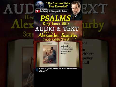 19~Book of Psalms | By A. Scourby | AUDIO & TEXT | God is Spirit, Truth & Love #youtubeshorts