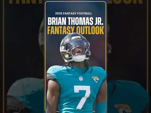 Brian Thomas Jr. TO THE MOON in 2025 Fantasy Football! #shorts