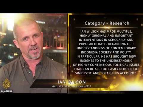 Ian Wilson - Finalist Australia Indonesia Awards 2018 - Research