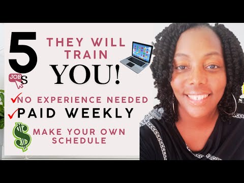 Work From Home with ZERO Experience! Paid Weekly!