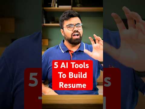 Top 5 AI Tools to Build Resume | AI Tools to Make Resume | AI Tools to Create Resume for Free