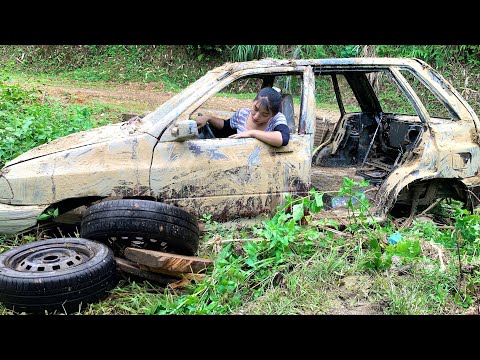 Trying to restore a rusty old KIA to make a big pickup truck