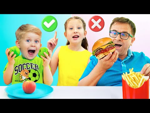 Oliver & Healthy Food vs Junk Food Challenge