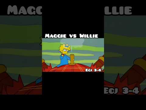 Maggie vs Willie 👌🤣 #thesimpsons #funny #humor #shorts #shortsfeed #shortsviral