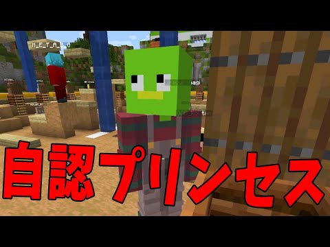 しらそる、自認が姫だった  - マインクラフト【KUN】