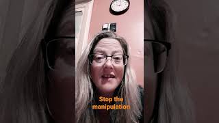 stop the manipulation