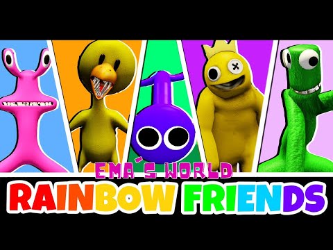 Find Rainbow friends Morphs Chapter 2 Doors // Ema's World