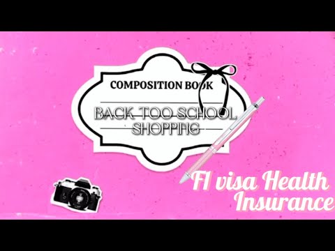 F1 Visa Health insurance| Back To School MINI haul on a Budget| Study Abroad