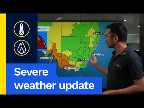 Severe Weather Update 21 February 2025: Burst of heat and extreme fire dangers for south-east Aus