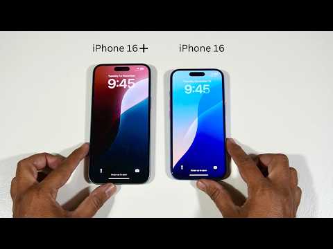 Apple iPhone 16 Plus vs iPhone 16 Speed Test and Camera Comparison