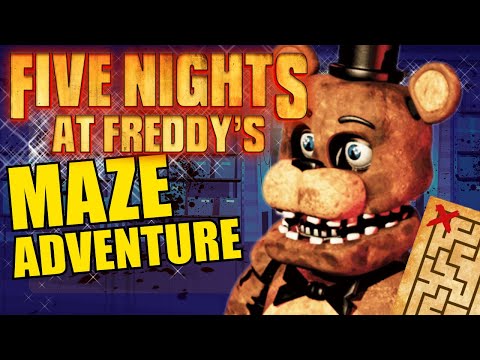 Five Nights at Freddys FNAF Maze Adventure Educational Video for Kids