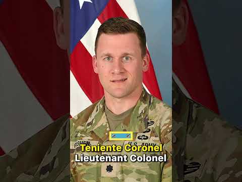 10 US Military Ranks in Spanish! (Generals+)