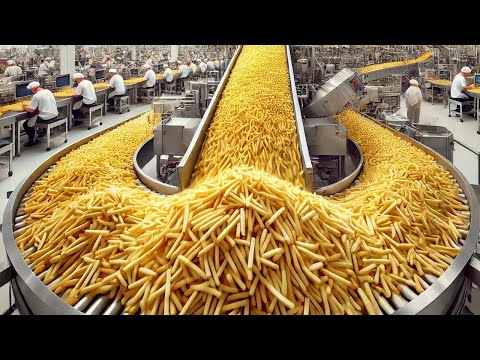 Farmers Harvesting And Processing Billions Of McDonald's Potato Chips Every Day