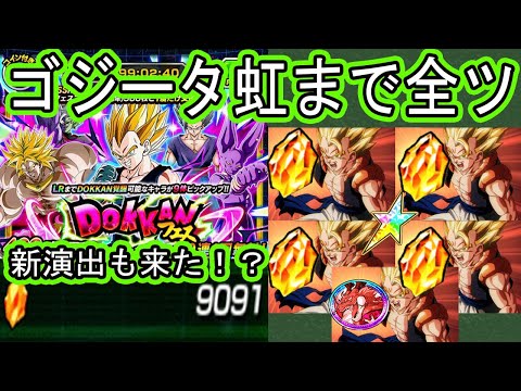 【ドッカンバトル】10周年後半超ゴジータ虹にするまで9000個全ツッパドッカンフェスガシャ！新演出がヤバすぎる！果たして龍石何個減るのか？これが超ゴジータ愛です！