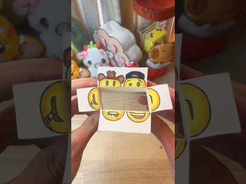 Diy Cute emojis 🤠😉 #art #diy #crafts #papercraft #thingstodo #cute #cutecraft