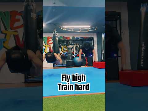 Fly high, Train hard  at @FlyzoneFitness #training #trainhard #flyhigh #youtube #shorts #pushups