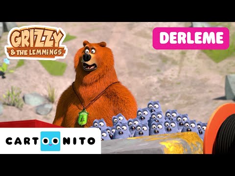 GRIZZY VE LEMMINGLER | Büyük Problem | KOMİK Derleme | @CartoonitoTurkiye