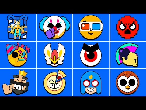 300 Brawl Stars Pins | Concept