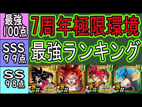 【ドッカンバトル】7周年極限環境全キャラ最強ランキング！7周年使ってみてどうだった？使用後評価は？最強極限だった？