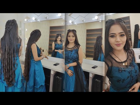 "Diwali Glam Look ✨ | My Incredible Knee-Length Hair in Stunning Styles | Namrata Jaiswal"