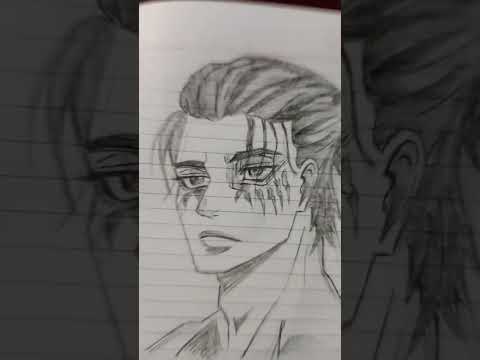 eren Yeager sketch please like and subscribe, and please rate it 🙂