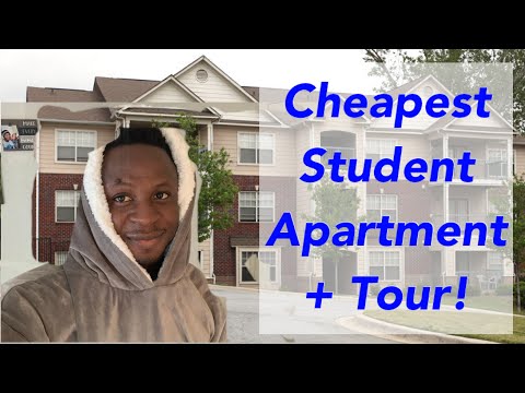 Atlanta Apartment Tour (Low Budget Student Housing Near Downtown)