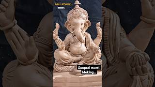 🌿 Mitti Se Bani Ek Khoobsurat Ganpati Murti | Handmade Eco-Friendly🙏 Ganpati#art#viralvideo#trending