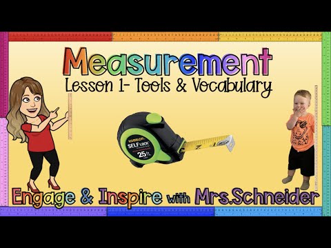 Measurement Lesson#1- Tools & Vocabulary