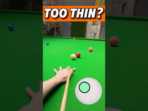 Snooker Thin Cuts Or Too Thin? 🤔 GoPro Headcam POV