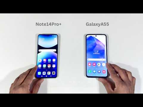 Redmi Note 14 Pro Plus vs Samsung Galaxy A55 SpeedTest and Camera Comparison