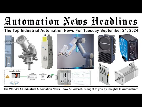 Automation News Headlines for Tuesday September 24, 2024