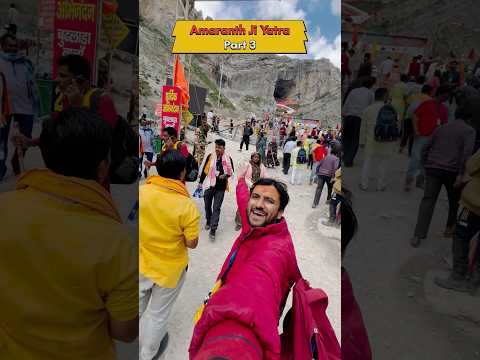 Amaranth Ji Trekking Part 3 | #travelvlog #travel #amarnath #amarnathyatra #explore #mountains #shiv