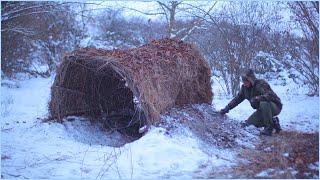 Building A Winter Survival Shelter With Natural Resources