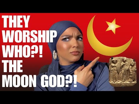 The Real Meaning of the Crescent Moon and Star on the Islam Flag! Do Muslims Worship the Moon God?