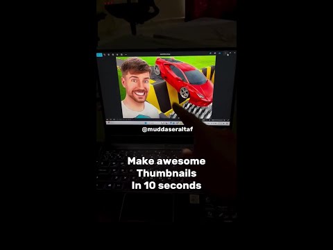 10 Thumbnail in 10 secs with ai ¦ Muddaser Altaf #ai #aivideo #aithumbnail  #shorts