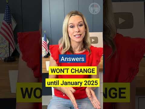 N-400 Civics Test Answer Updates after the 2024 Election | US Citizenship