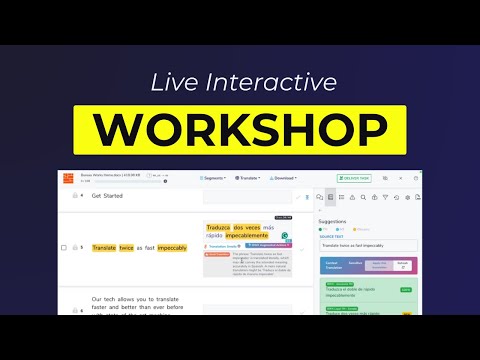 Live Interactive Workshop